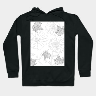 plant pattern dots Hoodie